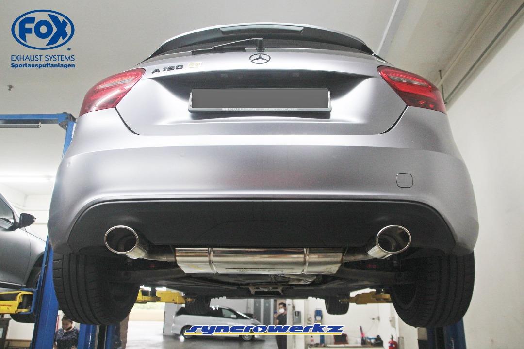 FOX Cat Back Exhaust System for Mercedes W176 A180 A200 Stainless