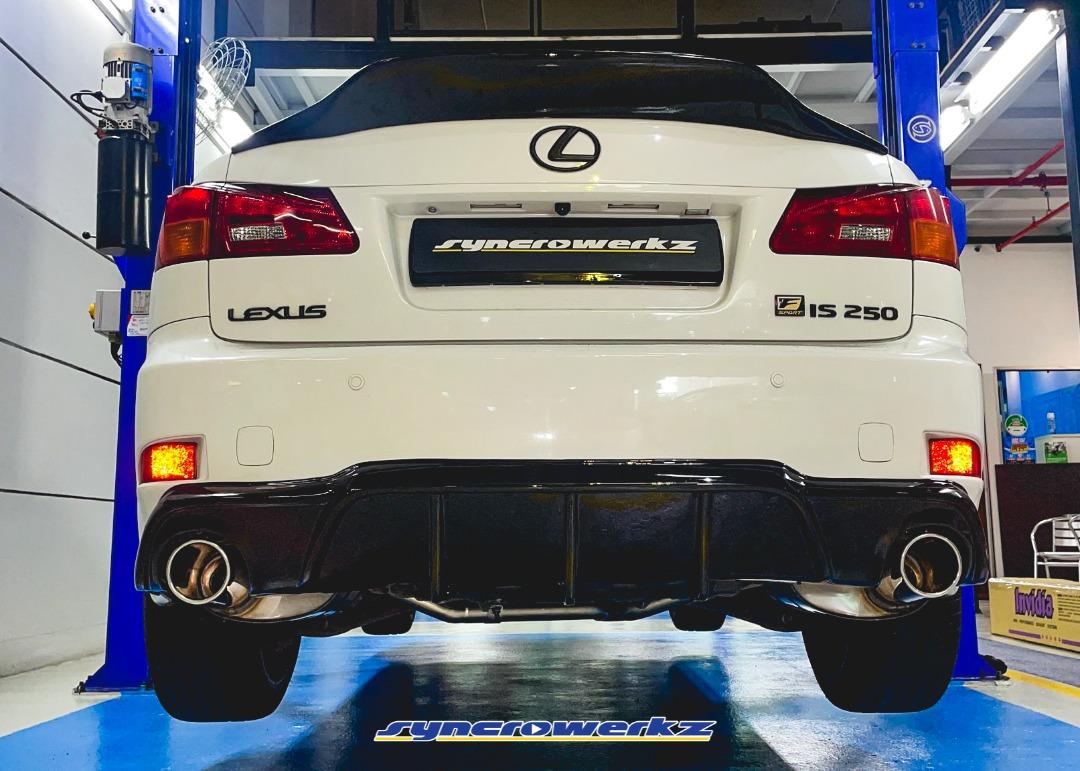 FOX Slipon Exhaust System for Lexus IS250 Stainless steel exhaust