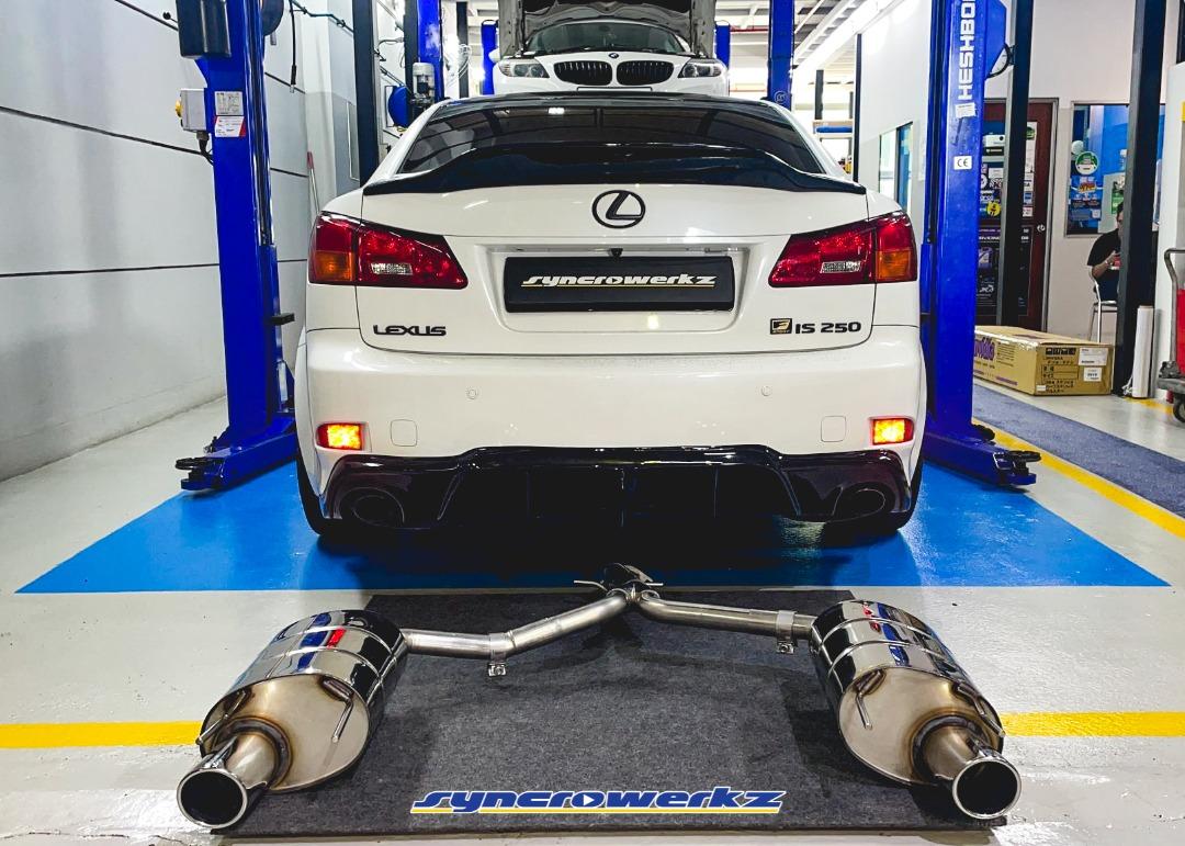 FOX Slipon Exhaust System for Lexus IS250 Stainless steel exhaust