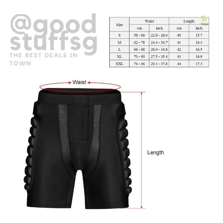 Hip Butt Protection Padded Shorts Armor Hip Protection Shorts Pad for  Snowboarding Skating Skiing Riding