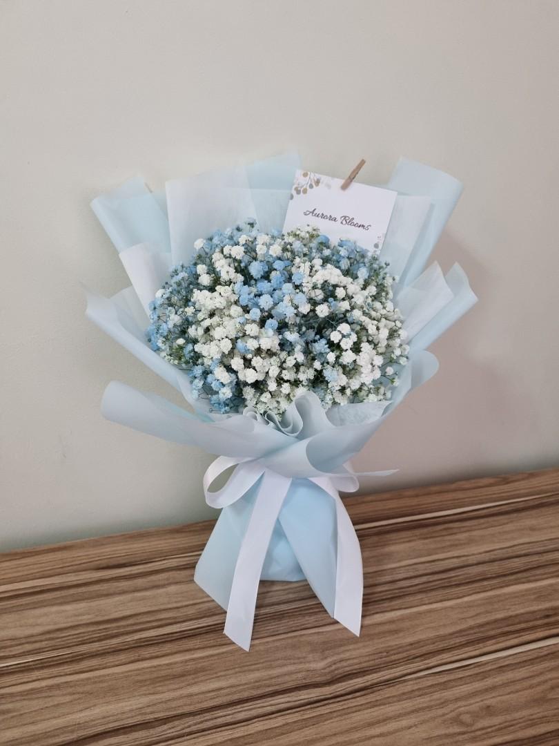 Free Delivery Fresh Baby Breath Bouquet Flower Flowers Breathe