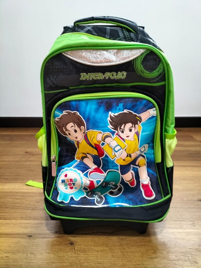 Free INTER POLO Kid Trolley Backpack Hobbies Toys Stationery