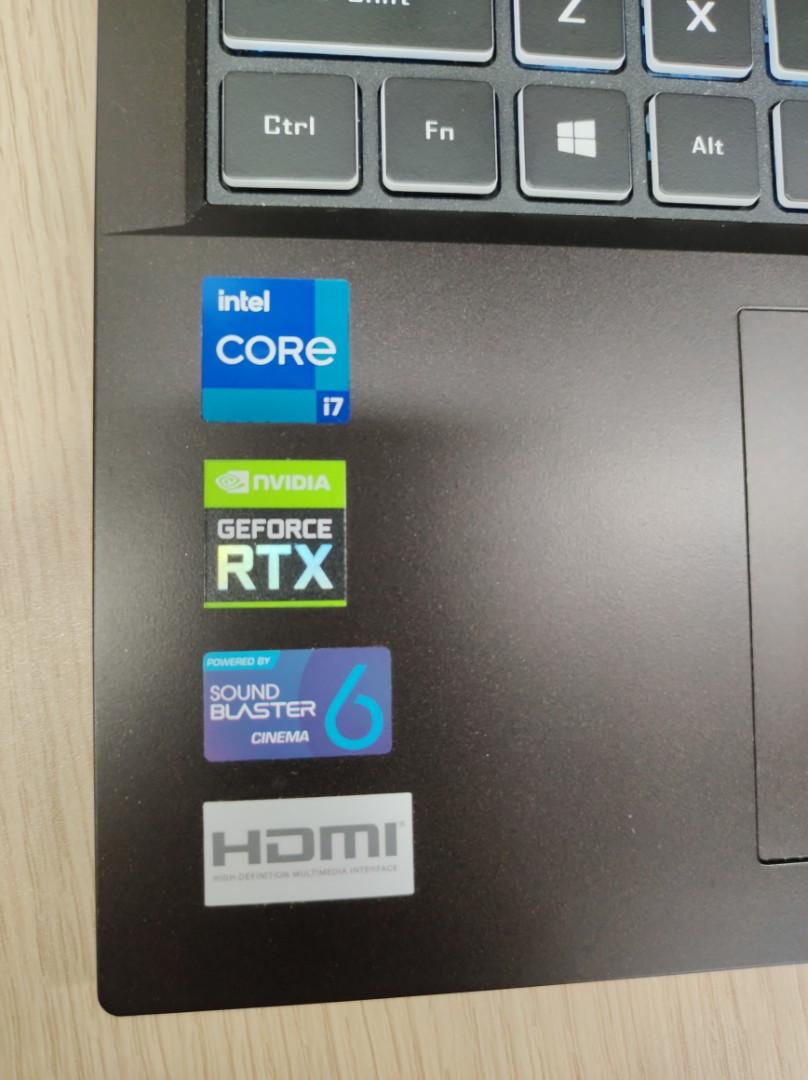 Forge Notebook Gaming laptop Forge 15s, 11th Gen i7-11800H, RTX3050 Ti, 16GB Ram ...