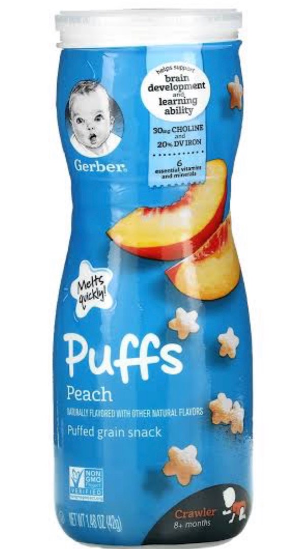 gerber puff, Food & Drinks, Packaged & Instant Food on Carousell