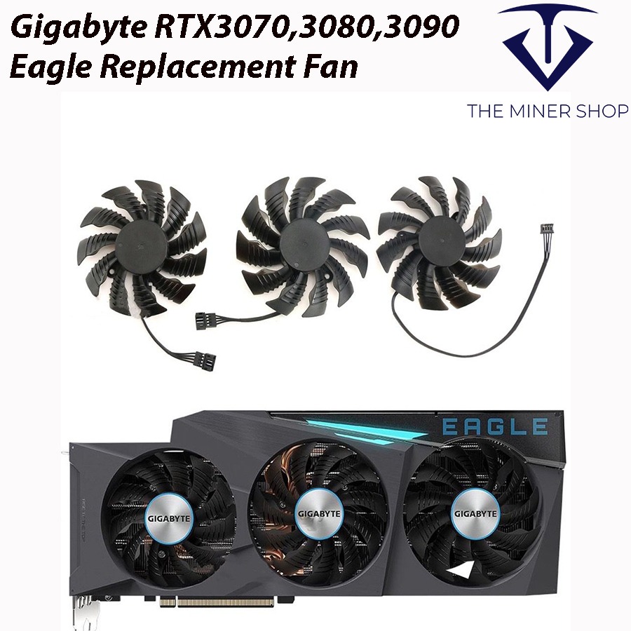 Gigabyte GeForce RTX 3070 Ti, 3080, 3080 Ti, 3090 GAMING/EAGLE Fan
