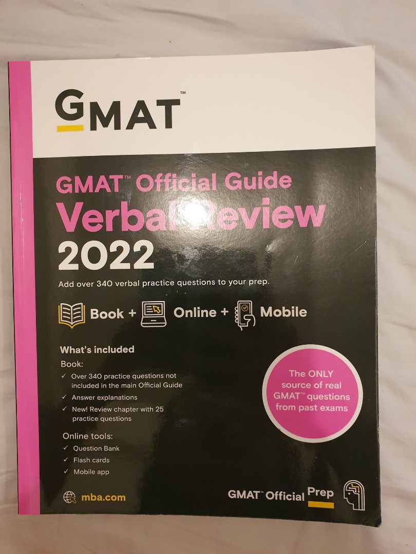 GMAT Official Guide Verbal Review 2022, Hobbies & Toys, Books