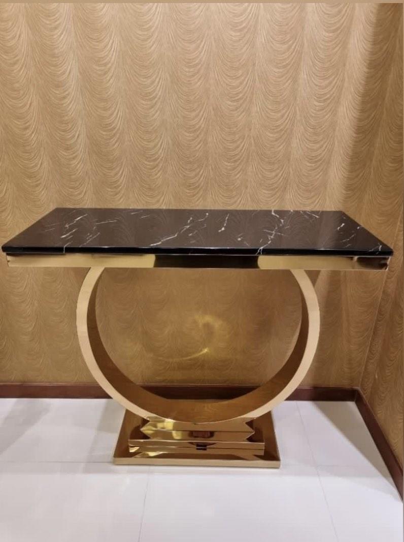 Granite Top Island Table / TV Console, Furniture & Home Living