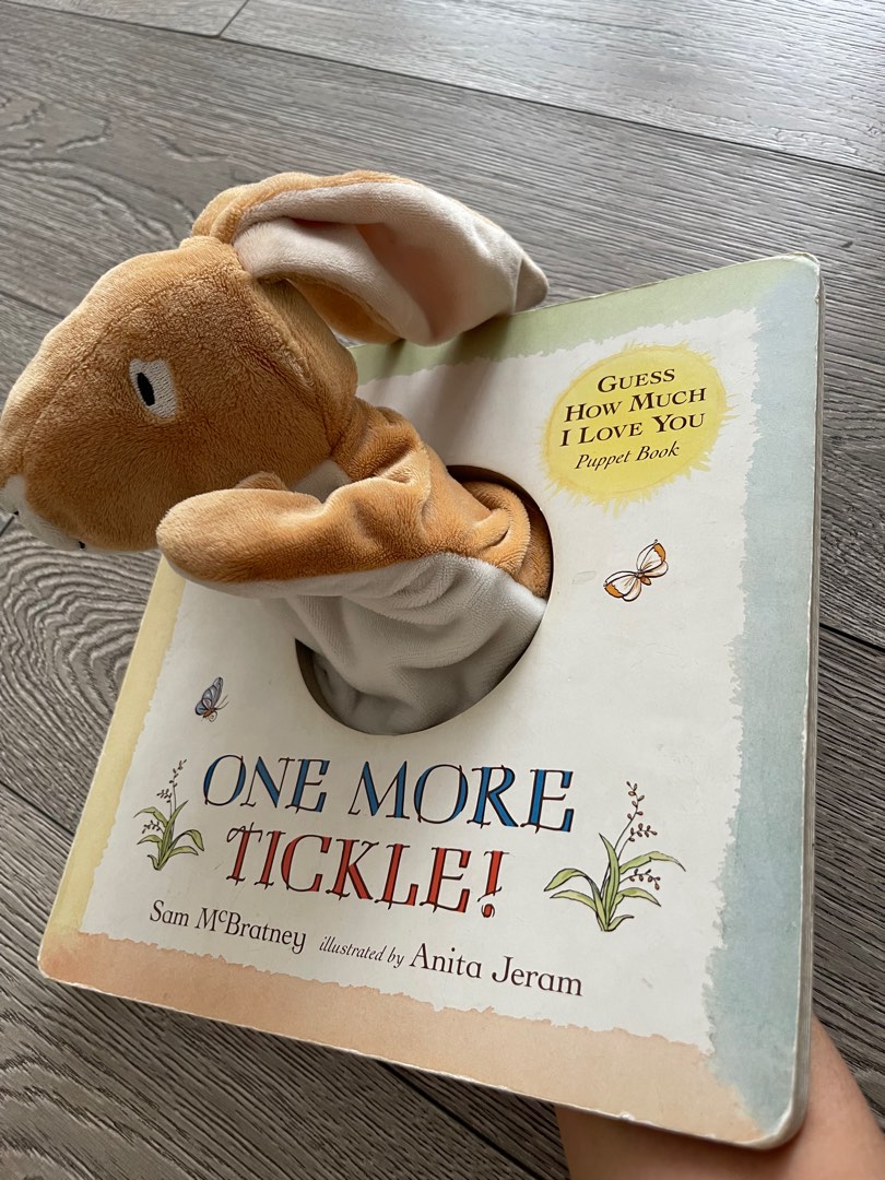 Guess how much i love you puppet book one more tickle, Buku & Alat