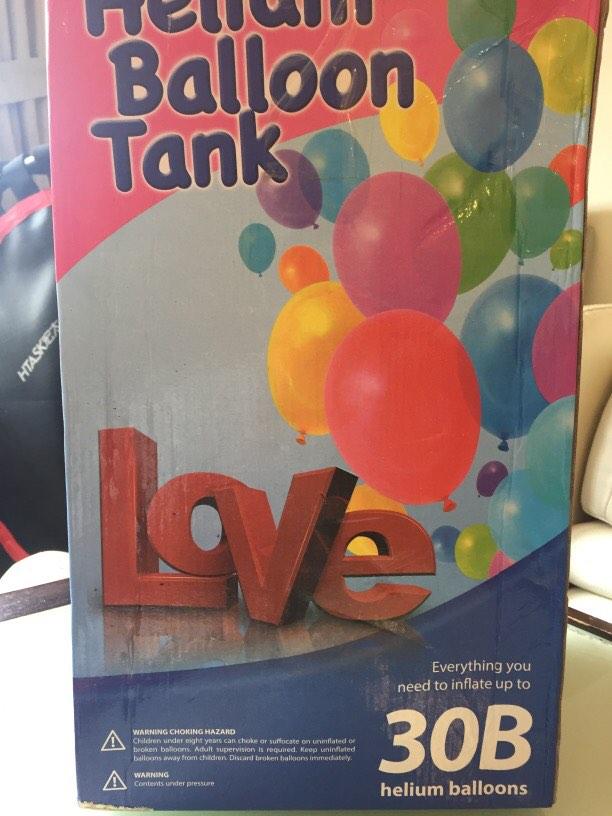 Helium Balloon Tank 30Balls, 其他, 其他 Carousell