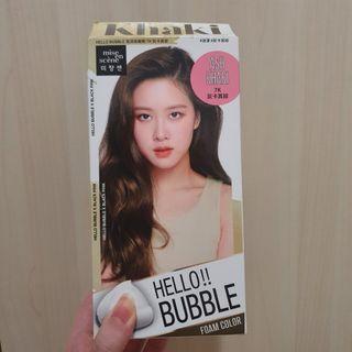 Hello Bubble 染髮劑7k灰卡其棕 black pink rose