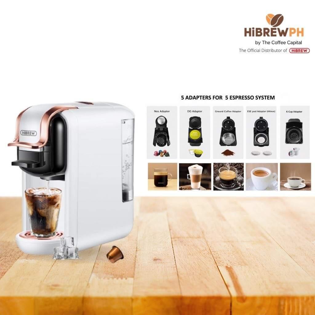 HiBREW Coffee Maker Programmable Single Serve Pod Coffee Maker - Black -  Yahoo Shopping