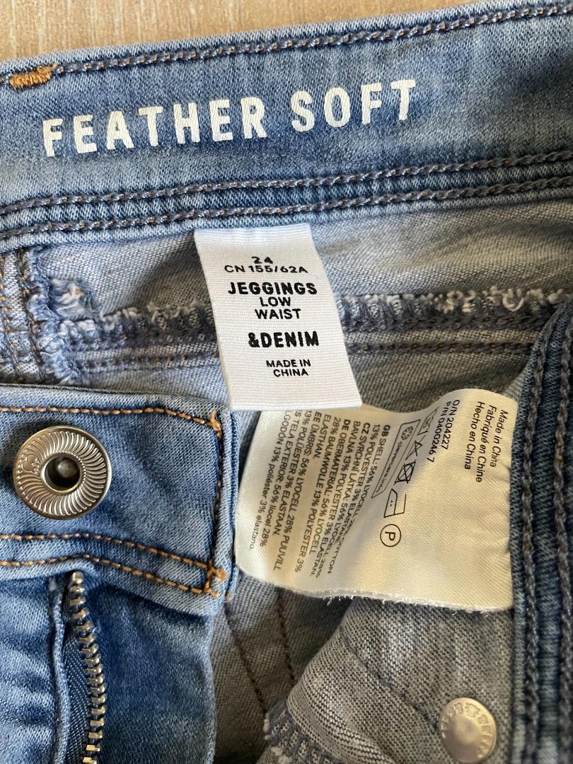 Feather soft jeggings deals low waist