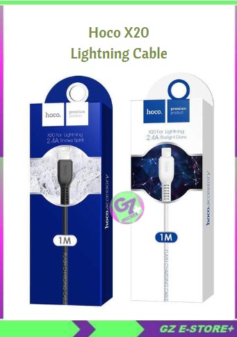 Hoco x20 Lightning Cable USB 1-meter Charging Cable - White, Mobile ...