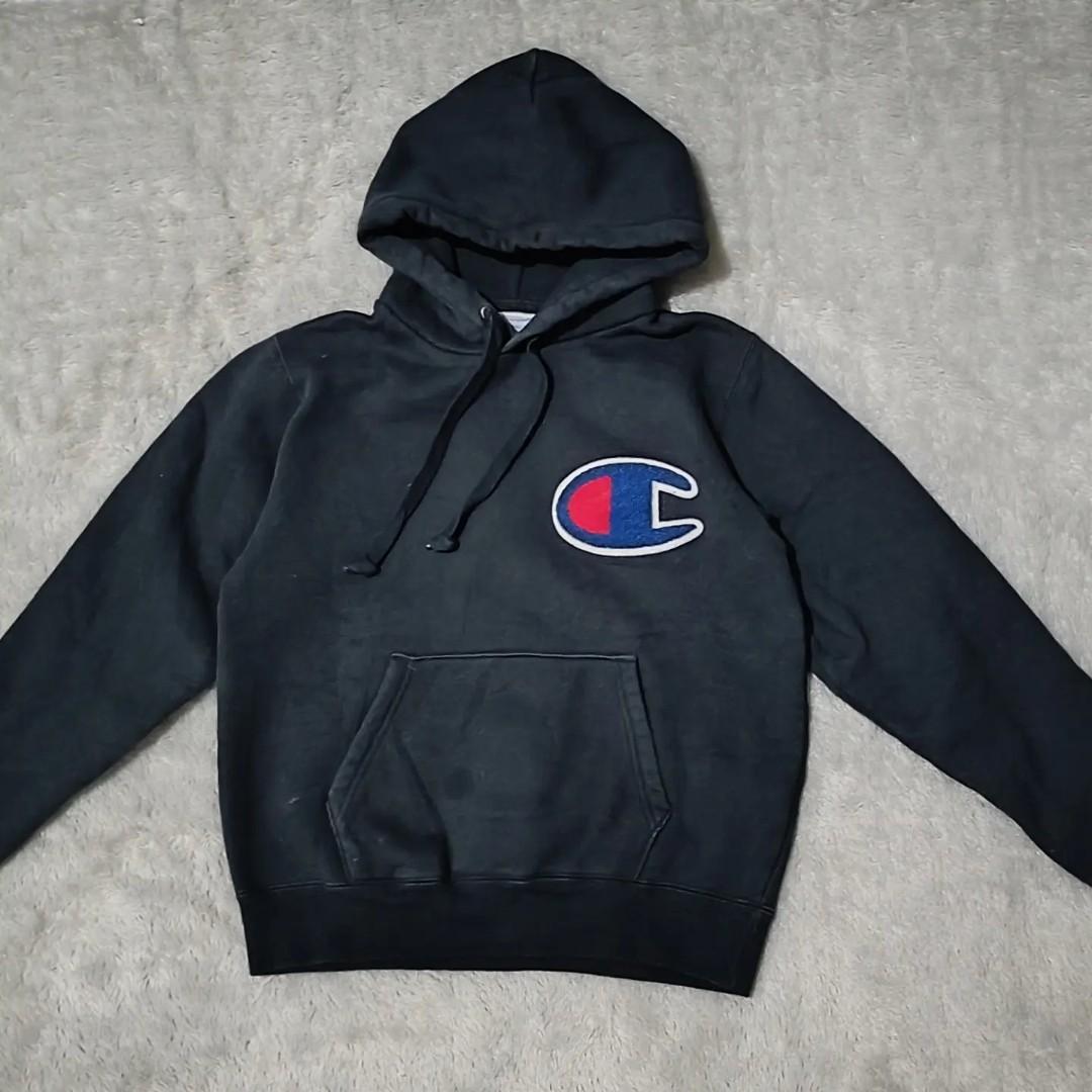Hoodie champions big logo Fesyen Pria Pakaian Baju Luaran di