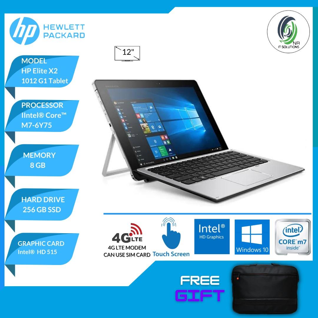 Hp Elite x2 m7-6Y75 8GB 256GB SSD