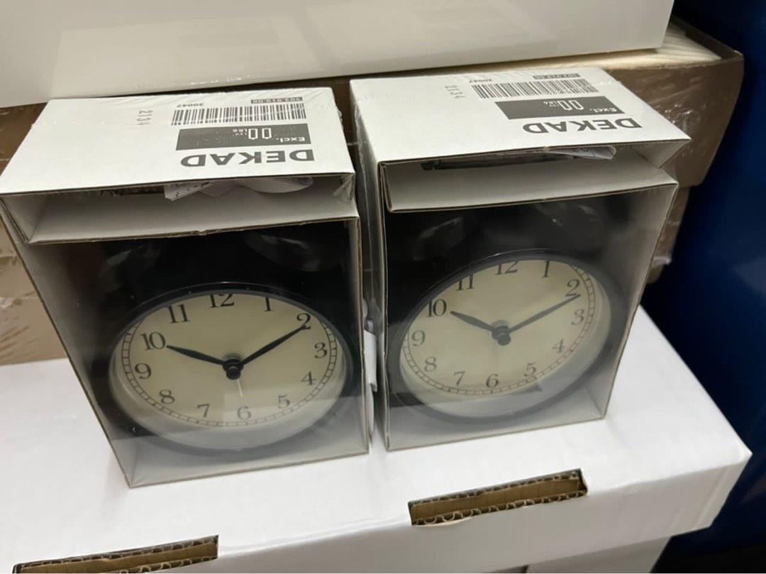 Ikea Dekad Alarm Clock, Furniture & Home Living, Home Decor, Clocks on