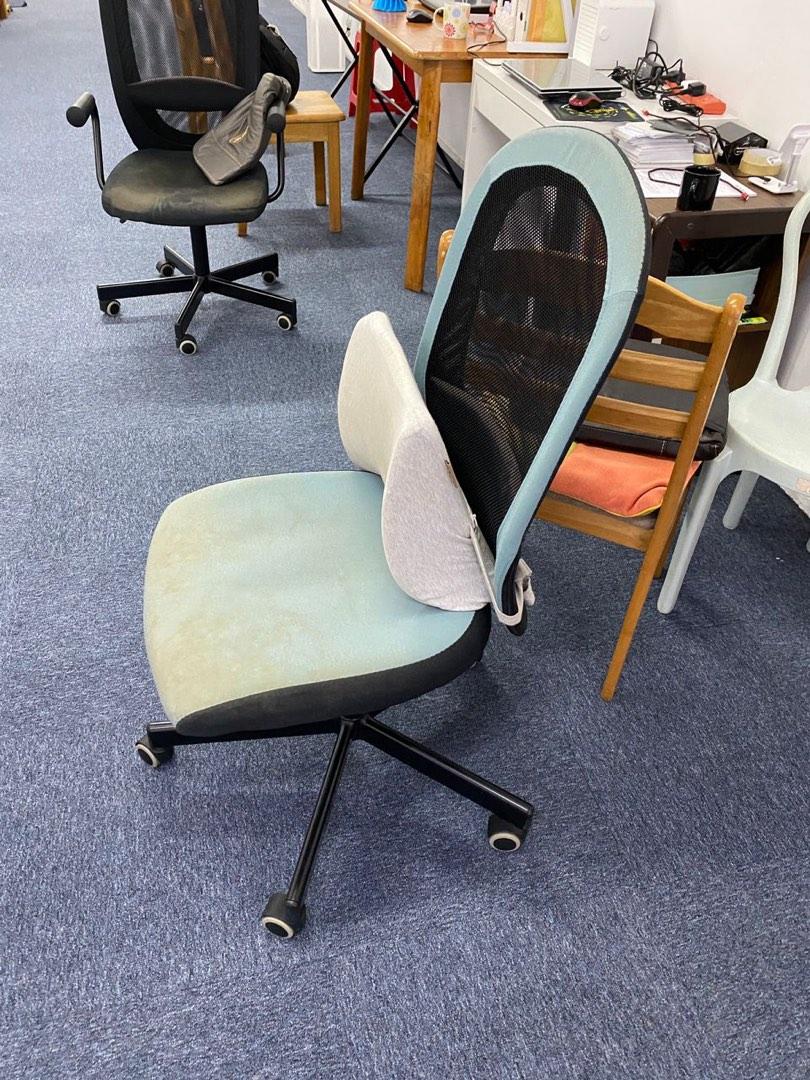 IKEA FLITAN study chair black fabric office chair Furniture