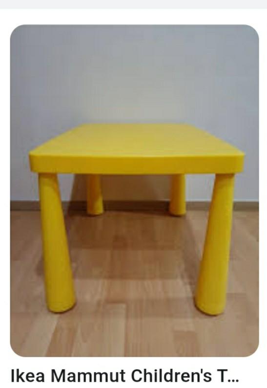 Ikea kids table and chair, Babies & Kids, Baby Nursery & Kids Furniture
