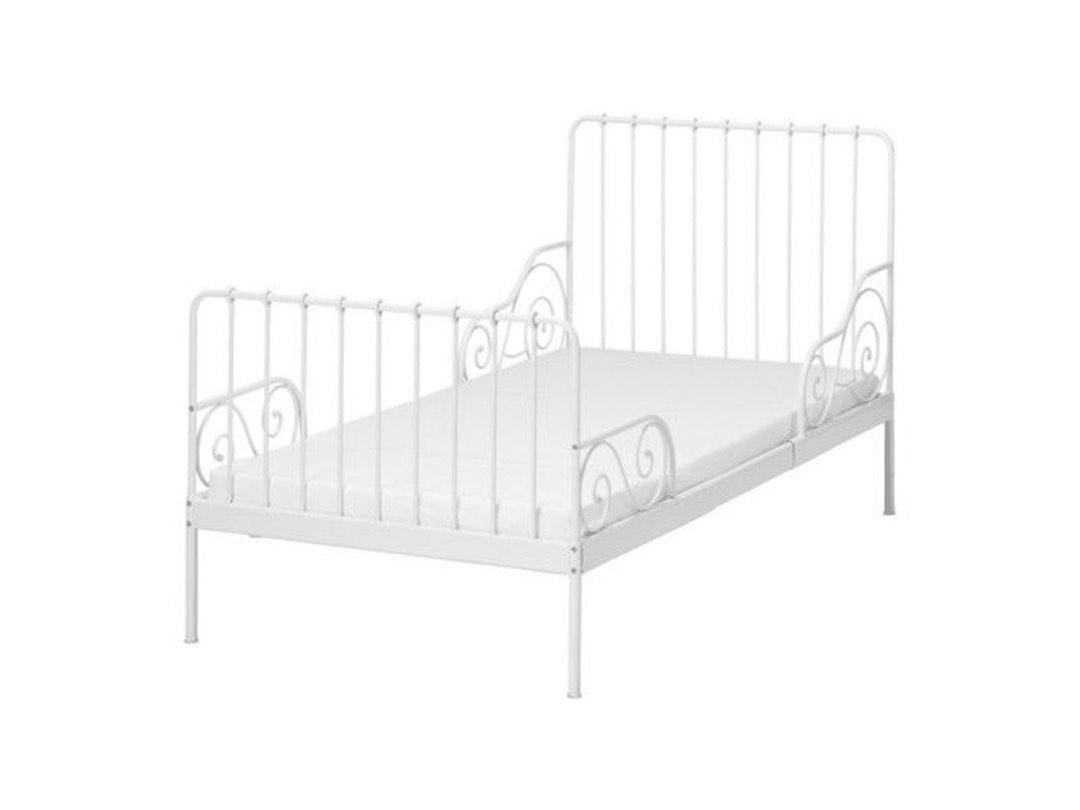 Ikea minnen bed WITH complete mattress, Furniture & Home Living