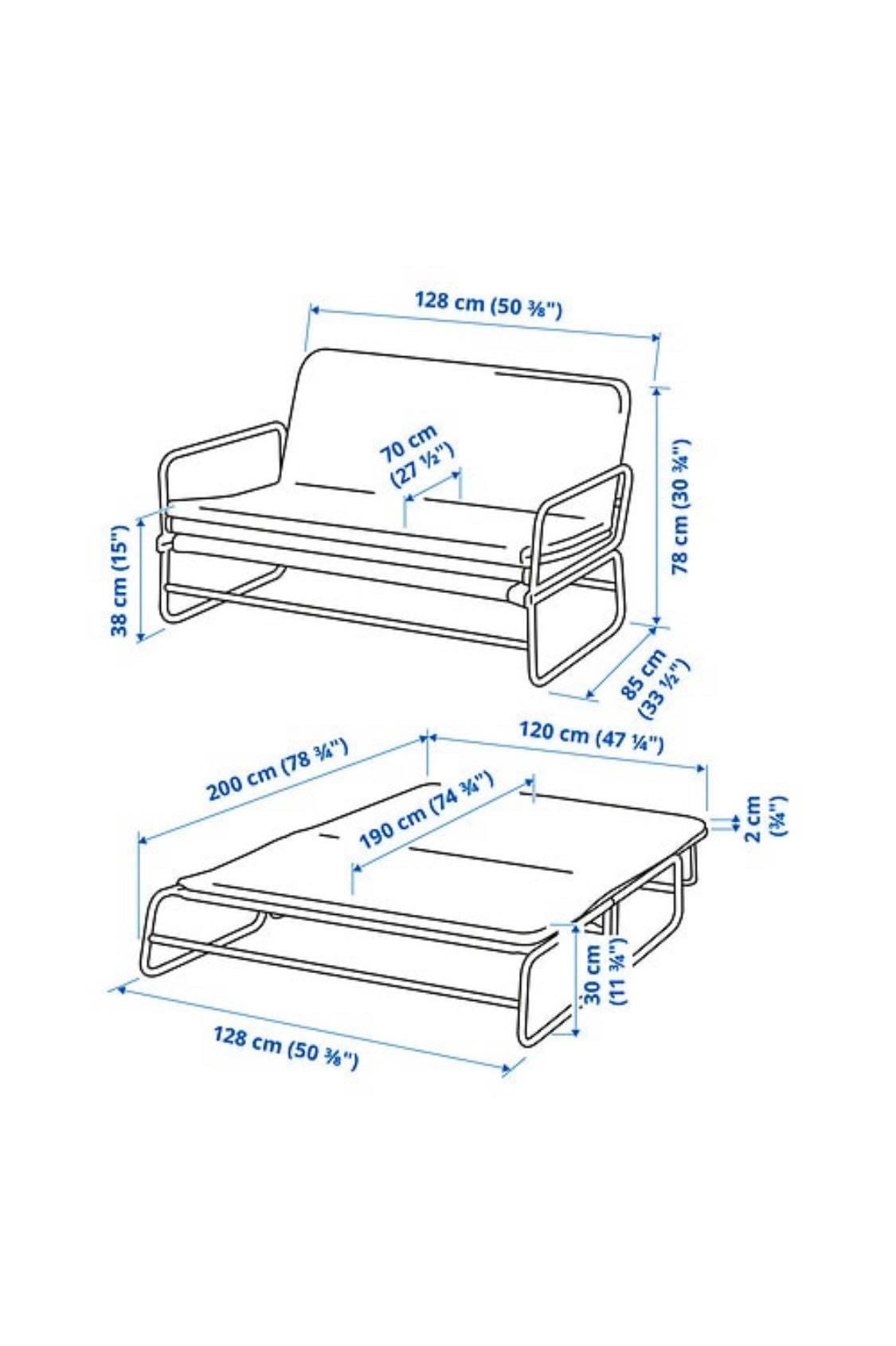 IKEA Sofa Bed Hammarn, Furniture & Home Living, Furniture, Sofas on