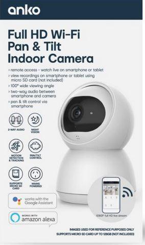 Anko pan sales and tilt camera