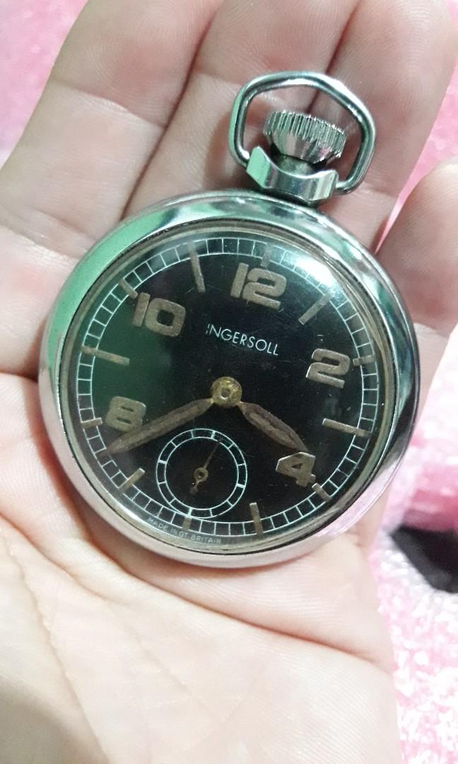 Ingersoll pocket watch, Luxury, Watches on Carousell