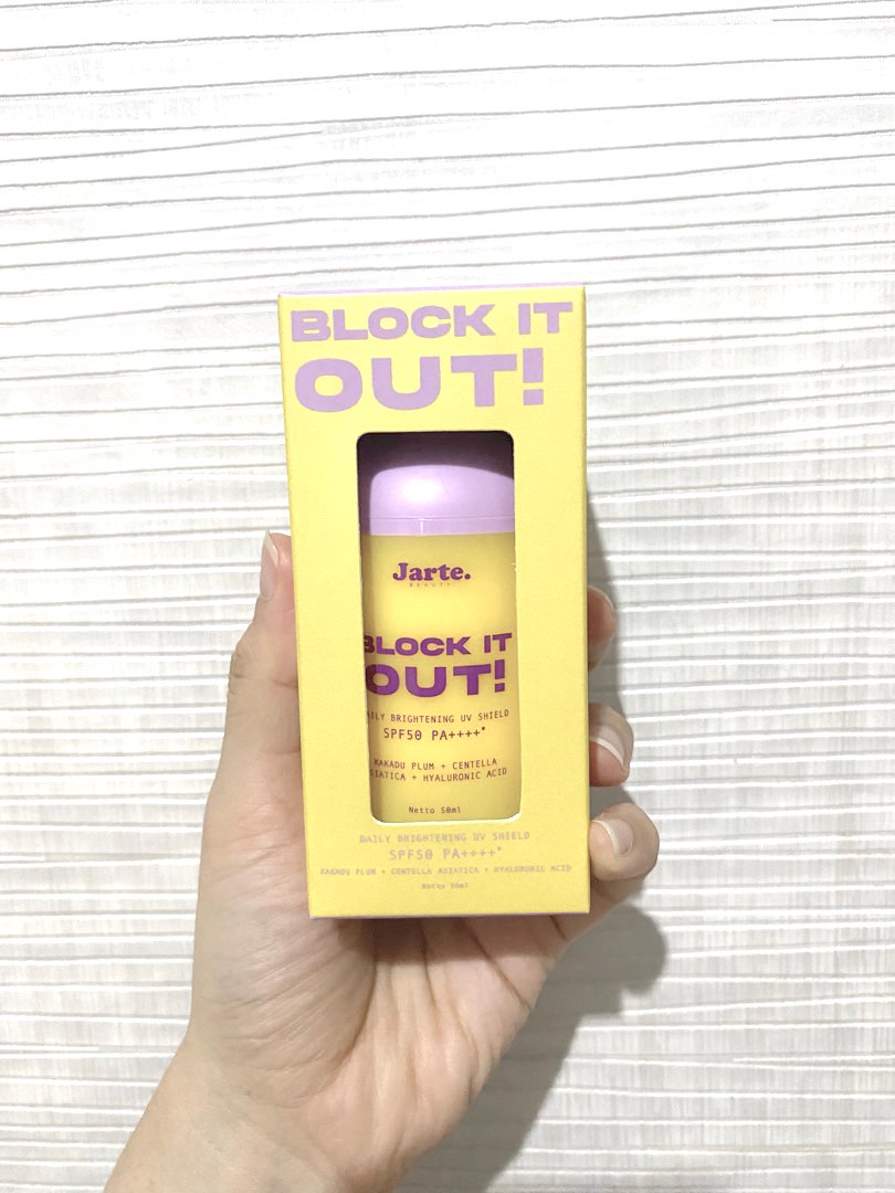 Jarte Block It Out Sunscreen, Kesehatan & Kecantikan, Kulit, Sabun