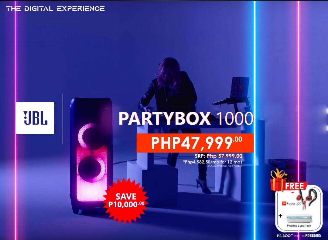 JBL PartyBox 1000, Audio, Soundbars, Speakers & Amplifiers on Carousell