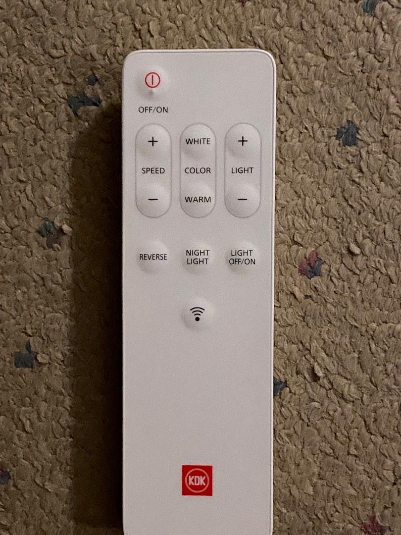 KDK FAN REMOTE CONTROL E48GP ORIGINAL (GENUINE), Furniture & Home