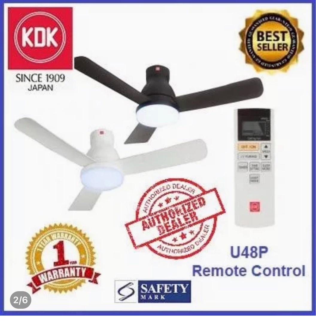 KDK FAN REMOTE CONTROL T60AW (100 GENUINE ORIGINAL), Furniture & Home