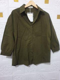 KEMEJA STRECT IMPORT/ NEW