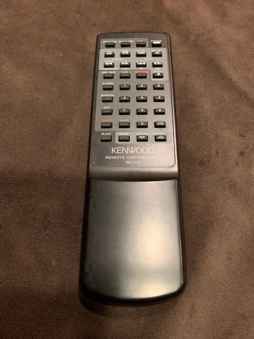 KENWOOD RC-F3 Remote Control RXD-F4 RXD-F3 UD-303, 耳機及錄音音訊設備, Soundbar ...