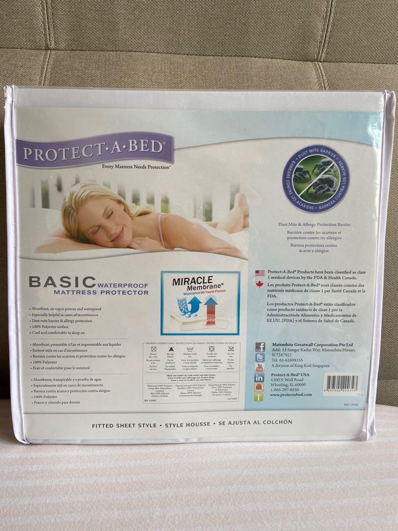 King Koil Protect a Bed waterproof super single mattress protector