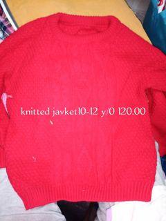 Knitted jacket for kids