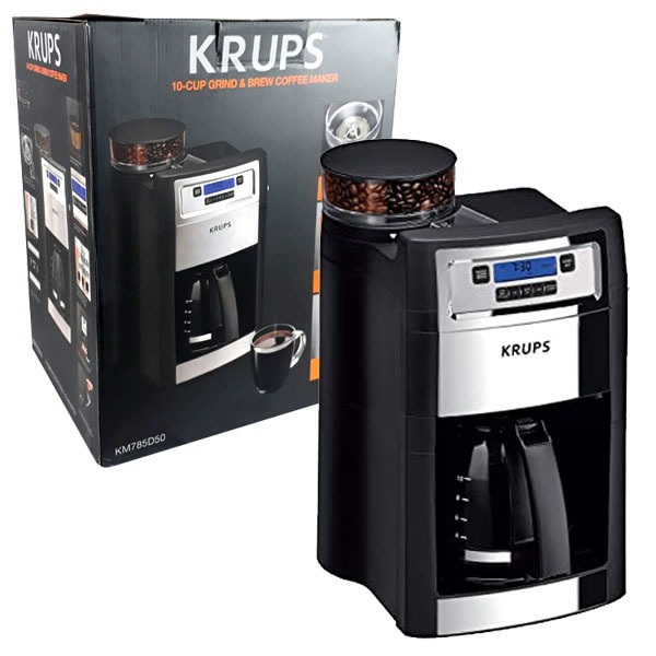 KRUPS KM785D50 Grind and Brew Coffee Maker 110v, TV & Home Appliances