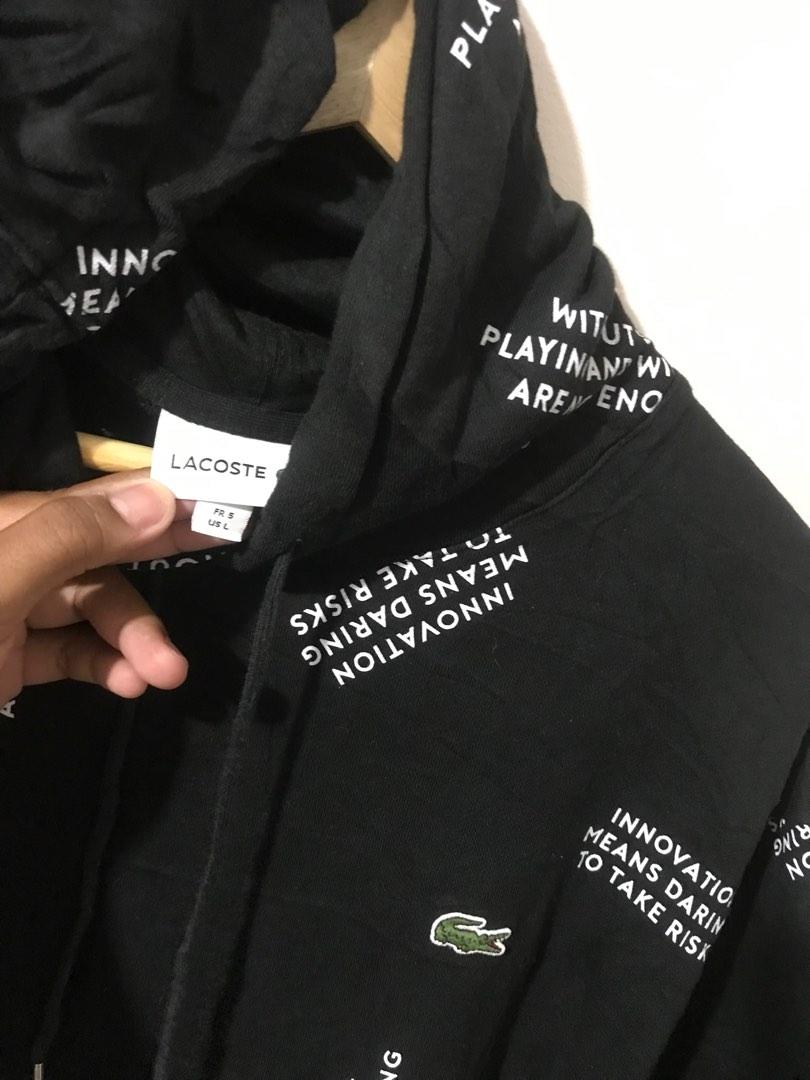 Lacoste short sleeve hoodie shop