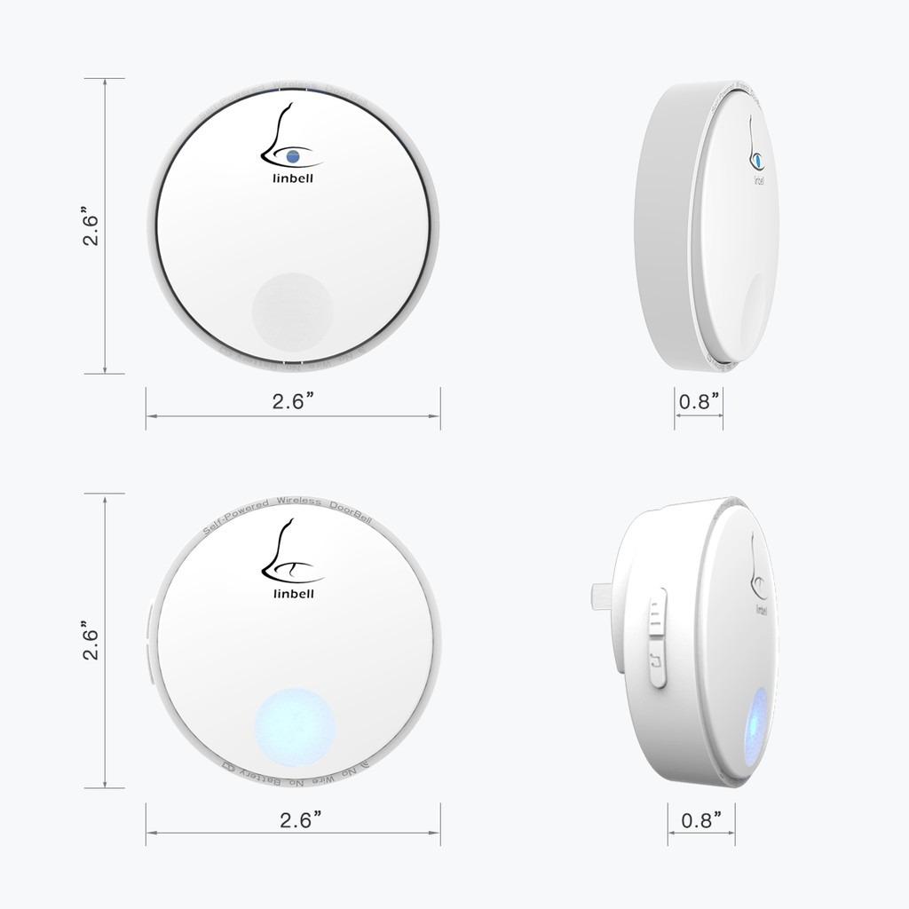 **Linbell G2** SG plug Self-Powered Wireless Doorbell/Smart Door bell ...