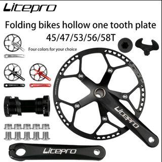 Litepro Hollowtech Crankset for foldie/foldable bicycle