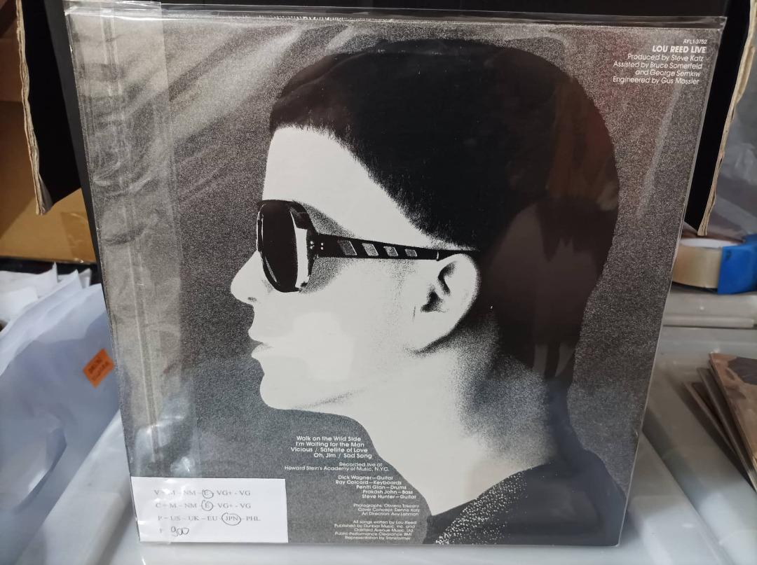 Lou Reed Live (Category: Vinyls) located in Manila. Submitted by nw101 (Listing ID 1180993455, Image 2). Description: Lou Reed Live Vinyl : E Cover : E Price : 900 JPN Press MOP : Metrobank & Gcash Pick up : Project 4 QC or shipping.