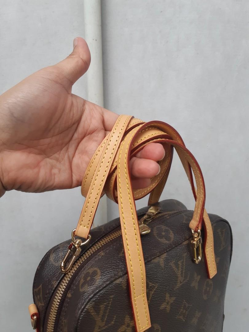 LOUIS VUITTON LV Spontini Used Handbag Damier Brown N48021 Vintage #AG608 Y