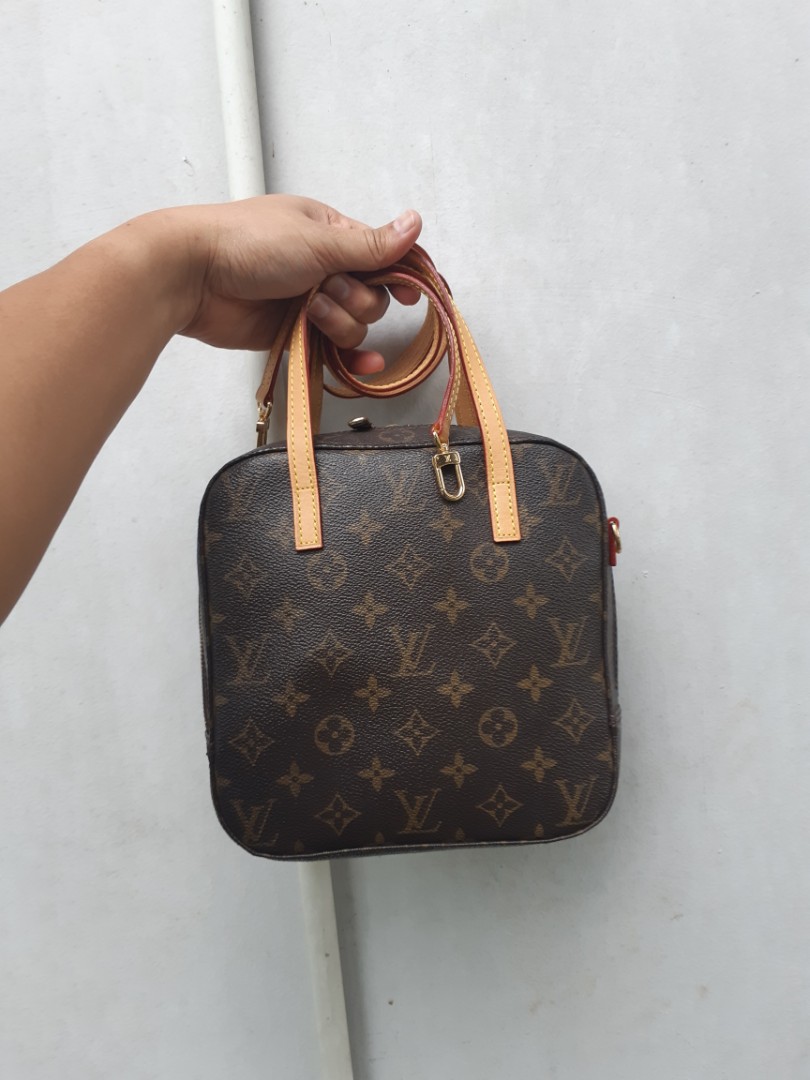 Authenticated Used Louis Vuitton Monogram Spontini M47500 2WAY Handbag 0191  LOUIS VUITTON 