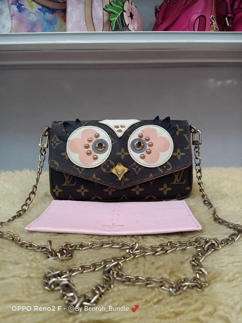 AUTHENTIC LV LOUIS VUITTON Alma Limited Edition Owl Nano Bag ✓ Receipt ,  Luxury, Bags & Wallets on Carousell