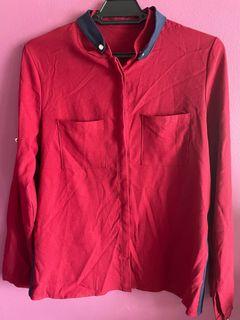 Maroon Blouse