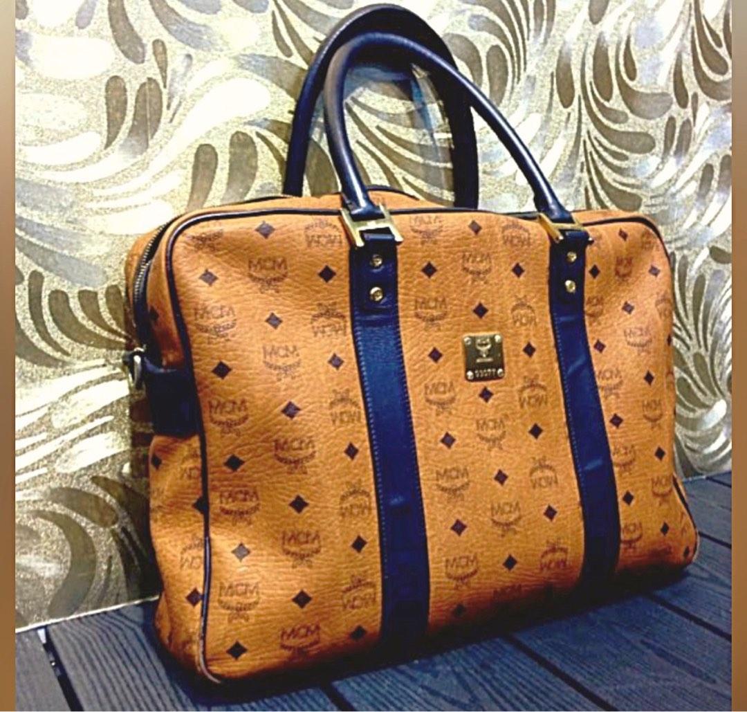 MCM Laptop Office Document Bag with Sleeves Sling