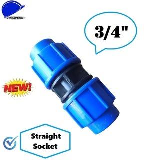 MDPE Fittings Range of Straight Socket 3/4