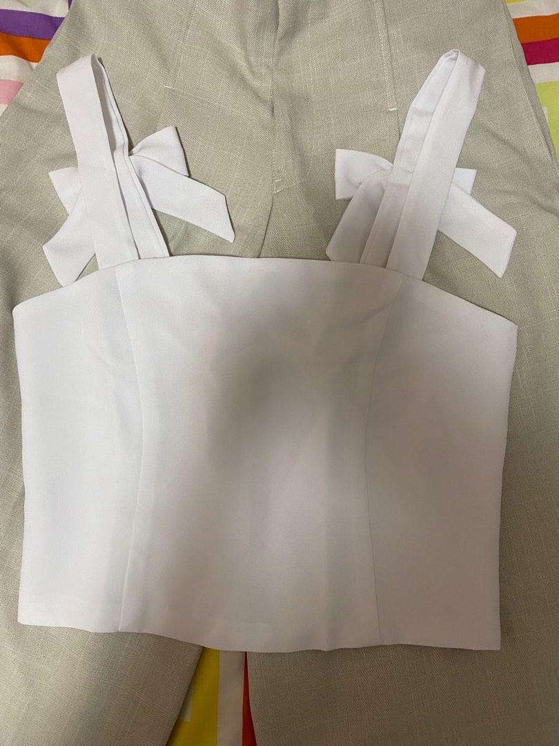 METRO MANILA FREE DELIVERY Ta Lou Lou Sloan linen top and Maria linen