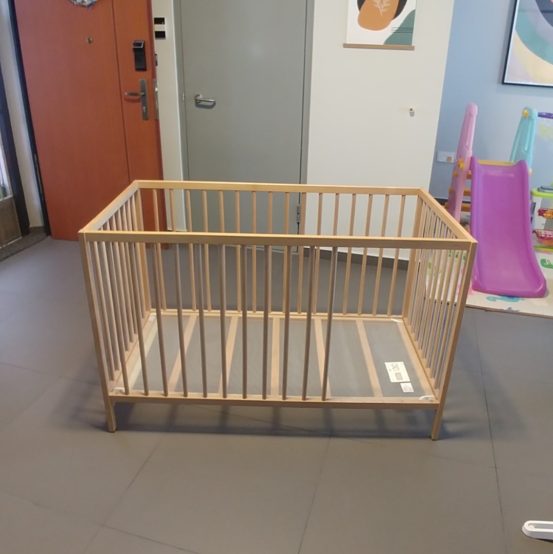 Modified IKEA Sniglar Cot + Free IKEA Mattress, Babies & Kids, Baby