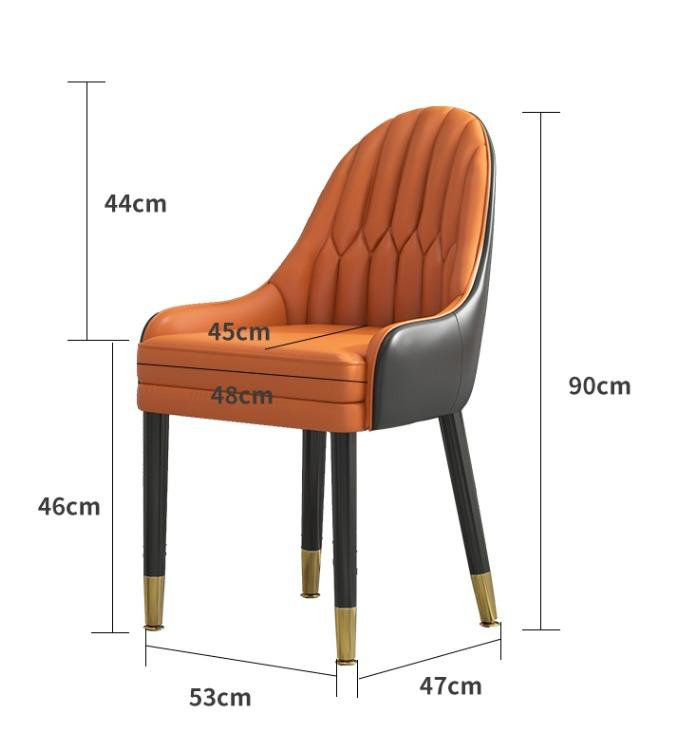 "MULTIPLE VARIATION Nordic Dining chair light luxury modern highend