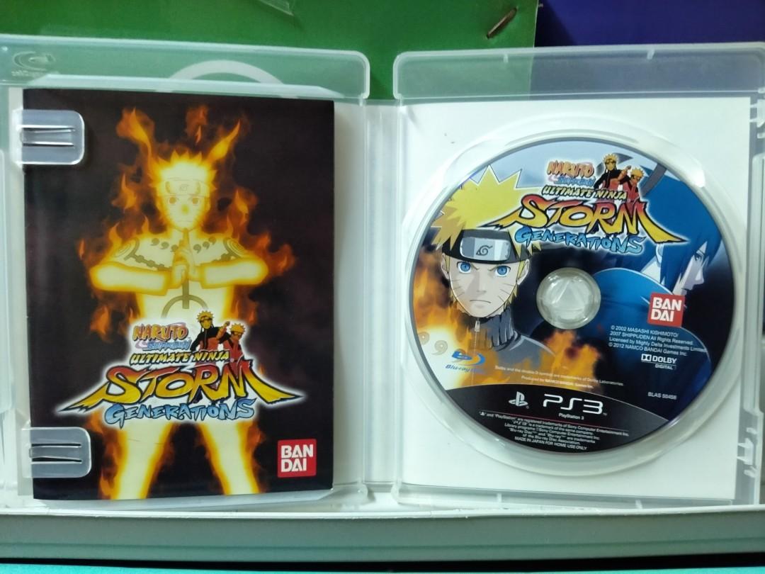 Naruto Ultimate Ninja Storm Generations Ps3, Video Gaming, Video Games,  PlayStation on Carousell