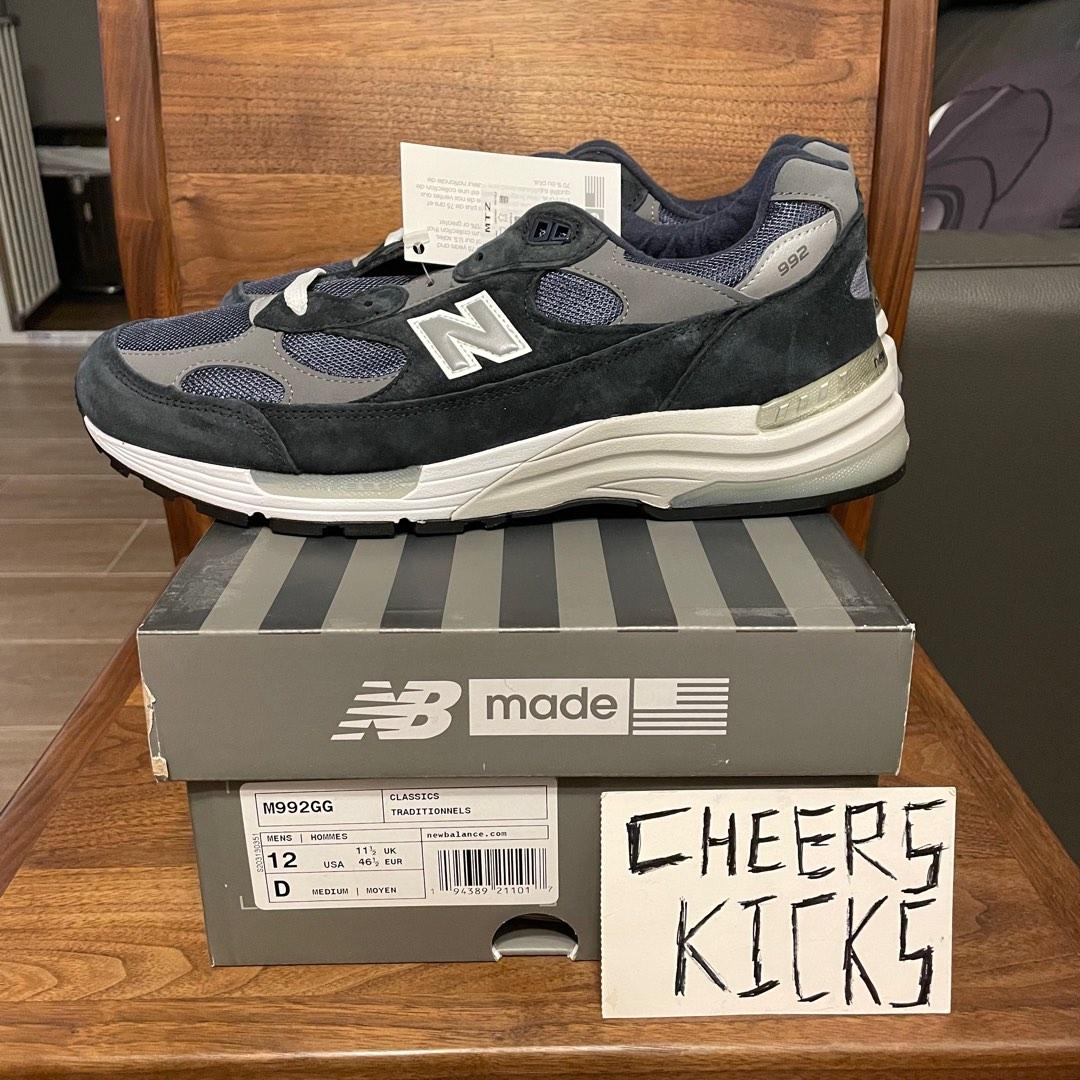 New Balance M992GG US12 992 M992 GG Navy Grey NV 深藍⚠️ 爽快及就